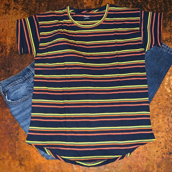 Madewell Tops - NWT Madewell Whisper Cotton Crewneck Stripe Tee